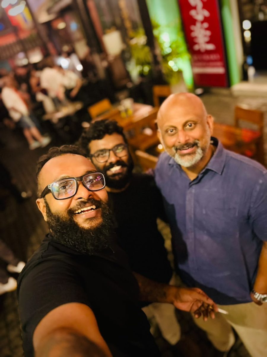 The Taprobane House management team together on an evening out